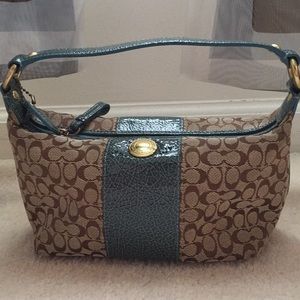 COACH discontinued mini handheld bag
